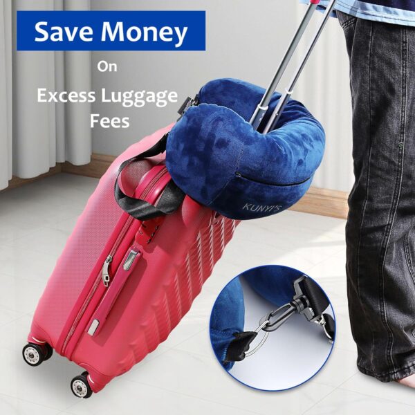 Kunyi's Travel Pillow You Stuff with Clothes As Carry-On Luggage Fits 5 Days of ... - Image 5