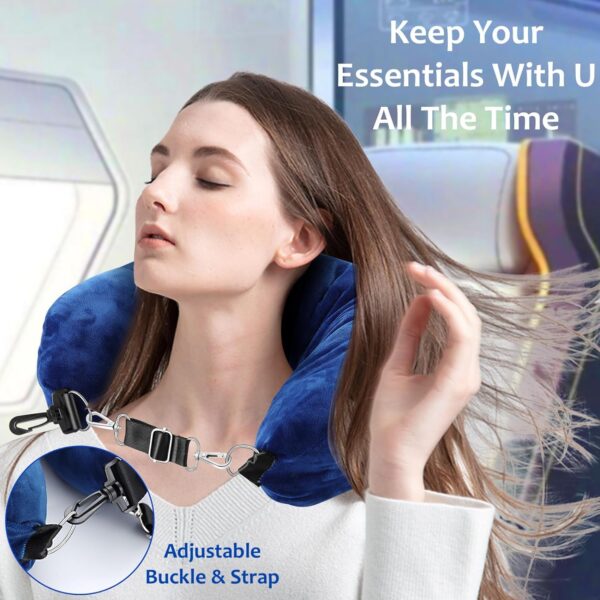 Kunyi's Travel Pillow You Stuff with Clothes As Carry-On Luggage Fits 5 Days of ... - Image 7