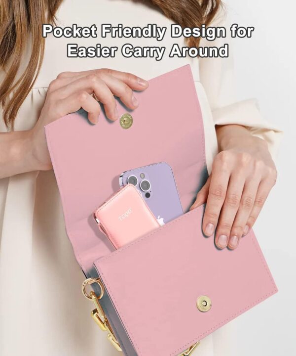 TG90° 10000mah Portable Charger Power Bank with Built-in Cables,Travel Essential... - Image 7