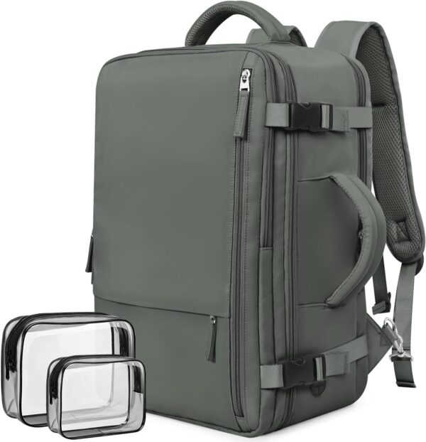 Large Carry-on Travel Backpack For Women Men Flight Approved, Personal Item Back... - Image 2