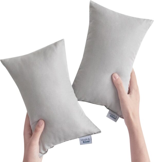 Small Pillow Mini Pillow for Travel 2 Pack, 11" x 7" Tiny Pillow with Name Tag, ... - Image 2